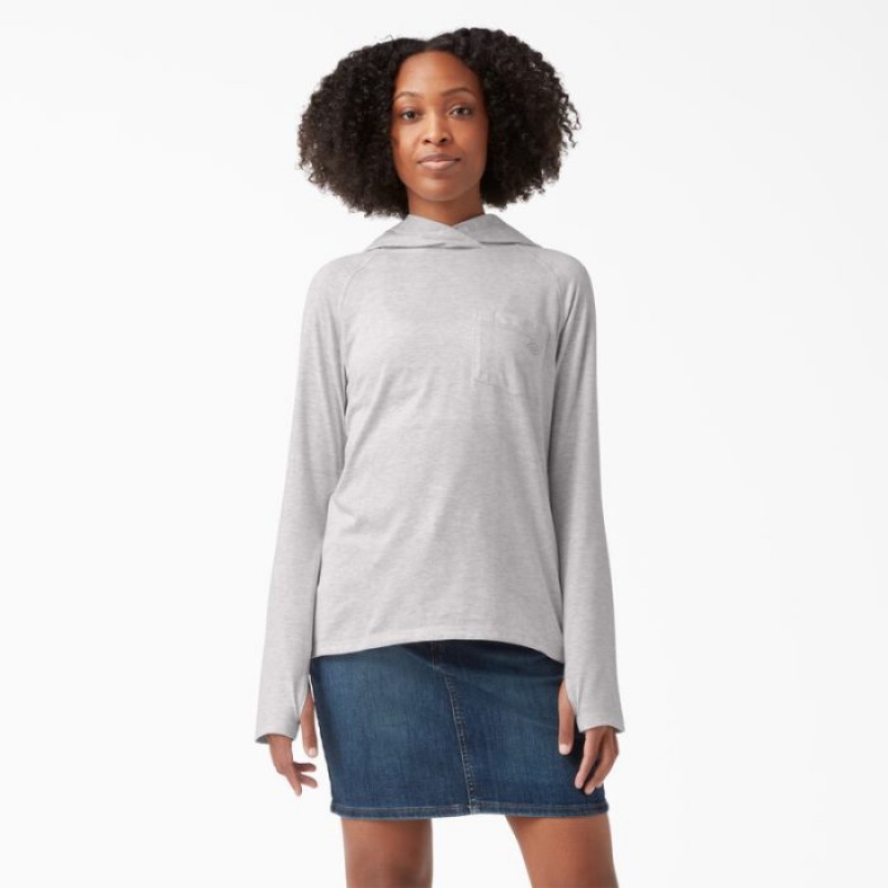 Dickies Cooling Performance Sun Shirt Gri | UNCM1990