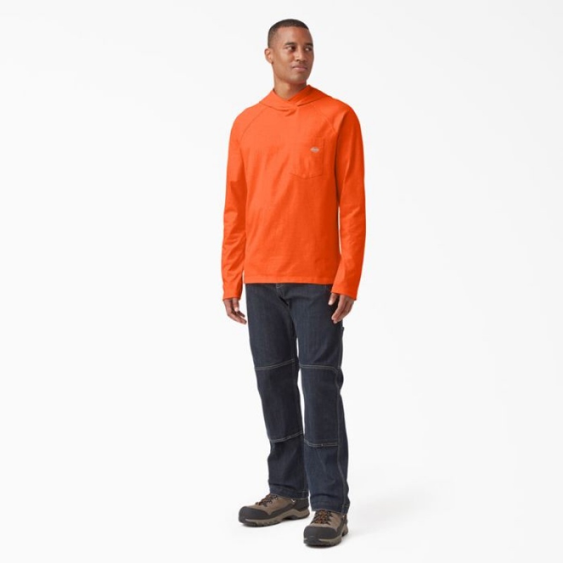 Dickies Cooling Performance Sun Shirt Portocalii Deschis | LSGO8655