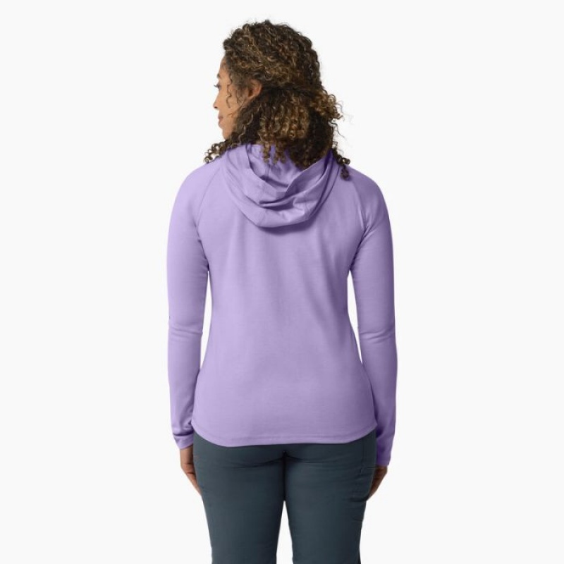 Dickies Cooling Performance Sun Shirt Violet Roz | FWJO9879