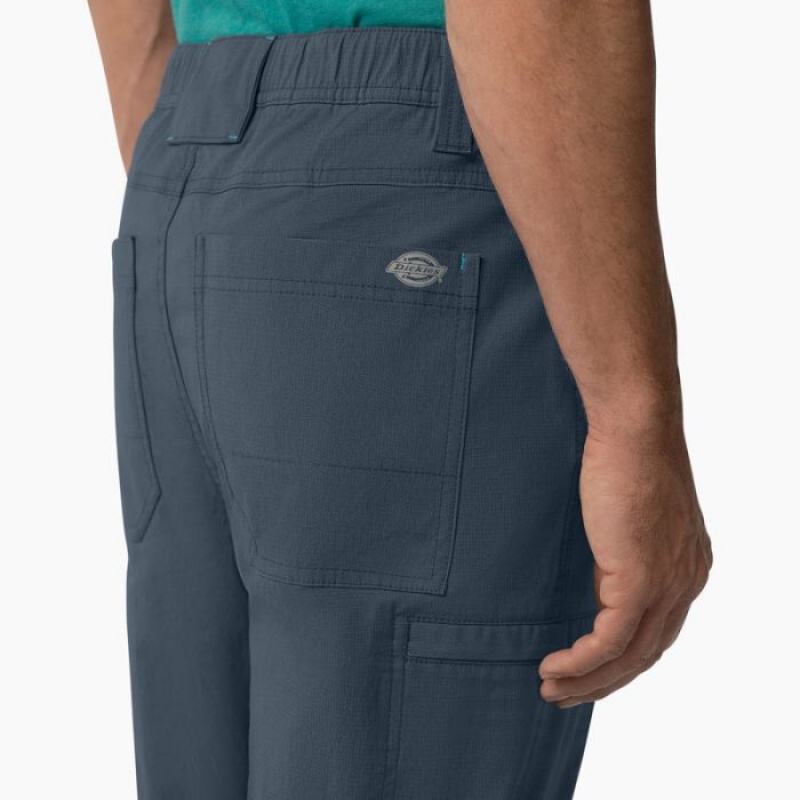 Dickies Cooling Regular Fit Ripstop Cargo Pants Albastri | LRWP3548