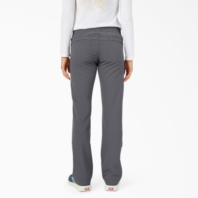 Dickies Cooling Relaxed Drept Fit Roll-Up Pants Gri Inchis | FOXN8637
