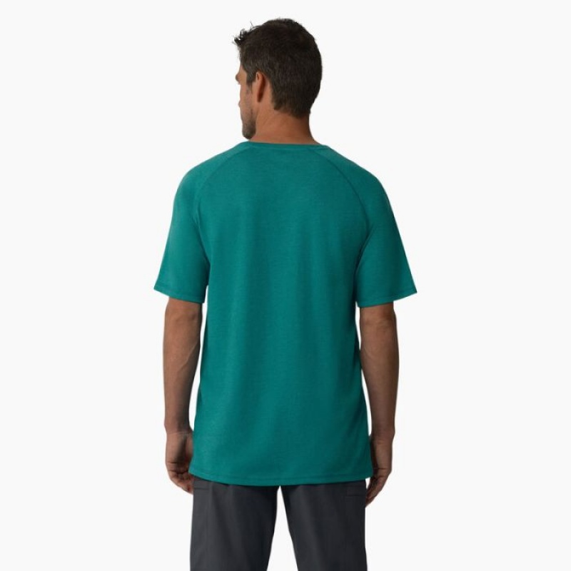 Dickies Cooling Scurte Sleeve Pocket T-Shirt Albastru Deschis | UZZT7072