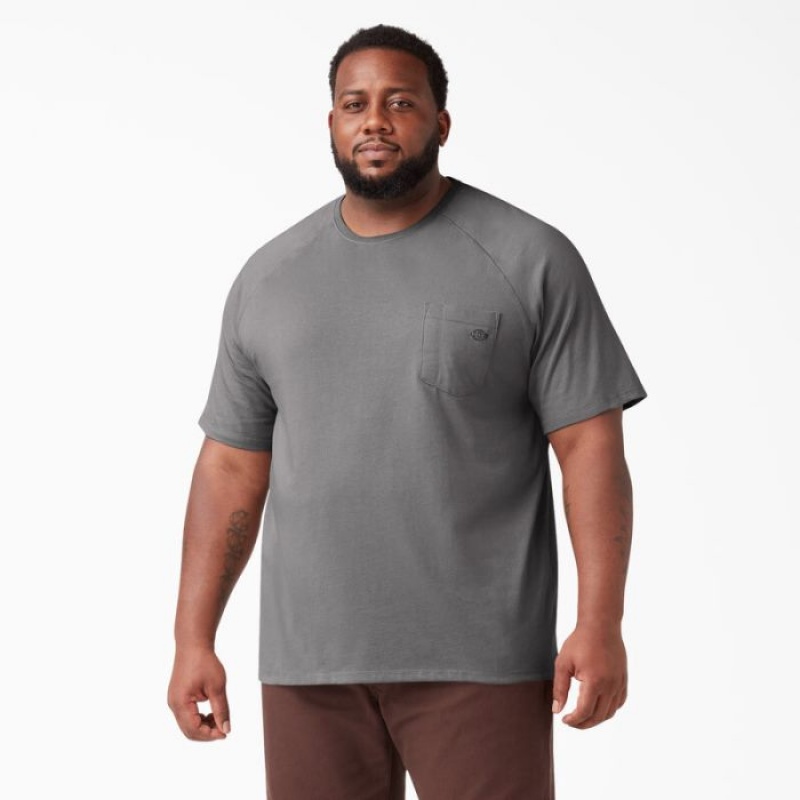 Dickies Cooling Scurte Sleeve Pocket T-Shirt Gri | SNHP7824