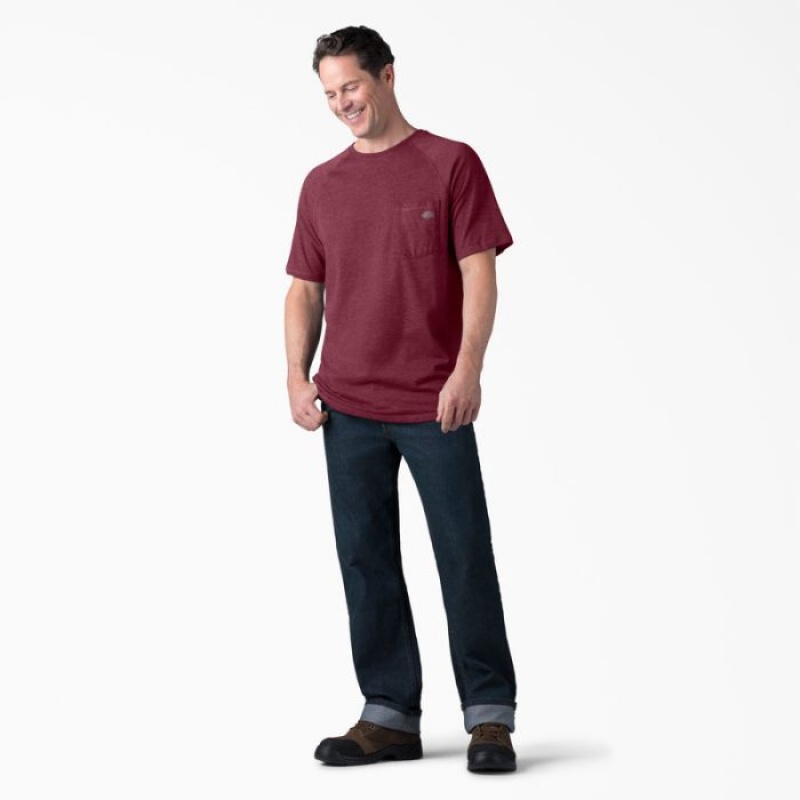 Dickies Cooling Scurte Sleeve Pocket T-Shirt Visinii | TYFP1575