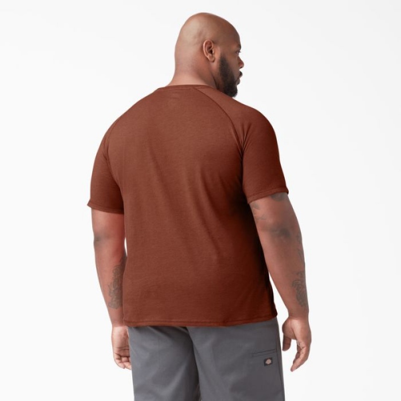 Dickies Cooling Scurte Sleeve Pocket T-Shirt Rosii | MTMR2807