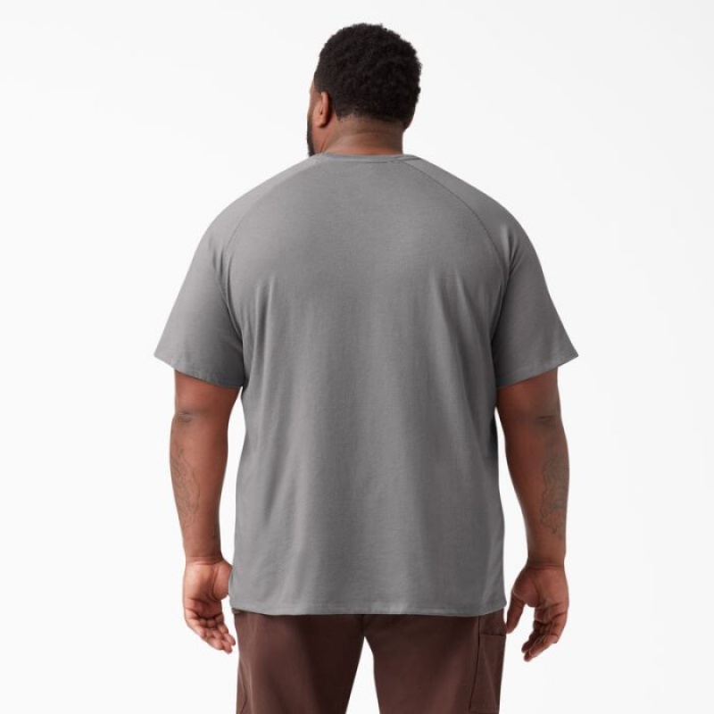 Dickies Cooling Scurte Sleeve Pocket T-Shirt Gri | BISJ6856