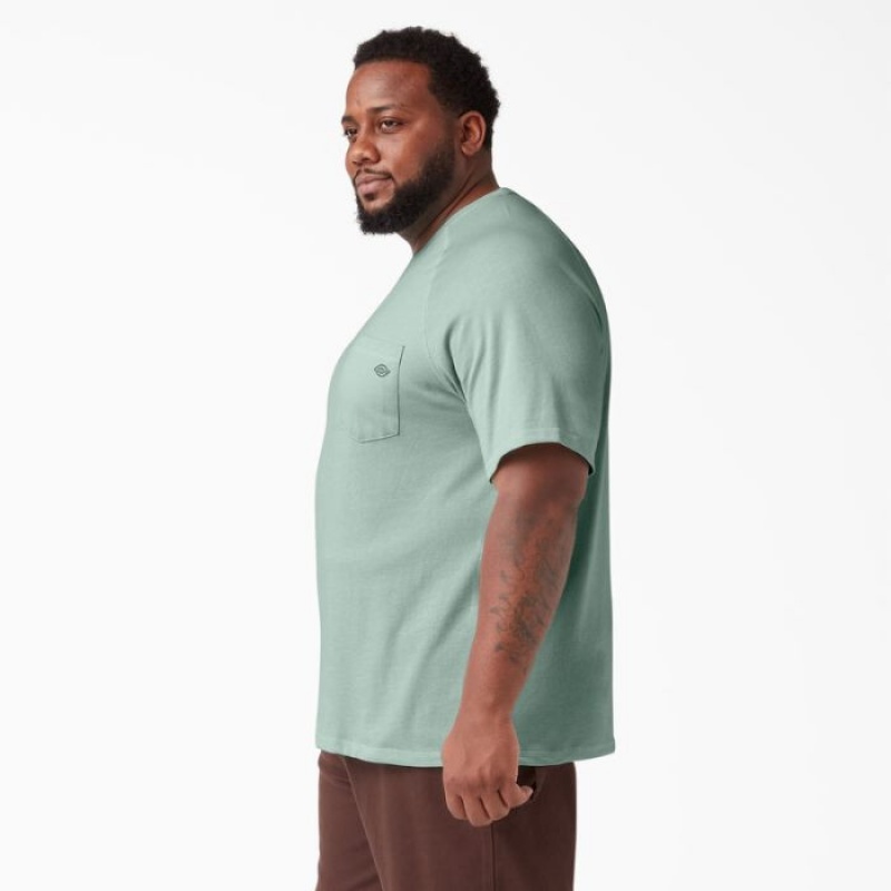 Dickies Cooling Scurte Sleeve Pocket T-Shirt Surf Spray | LUBH0036