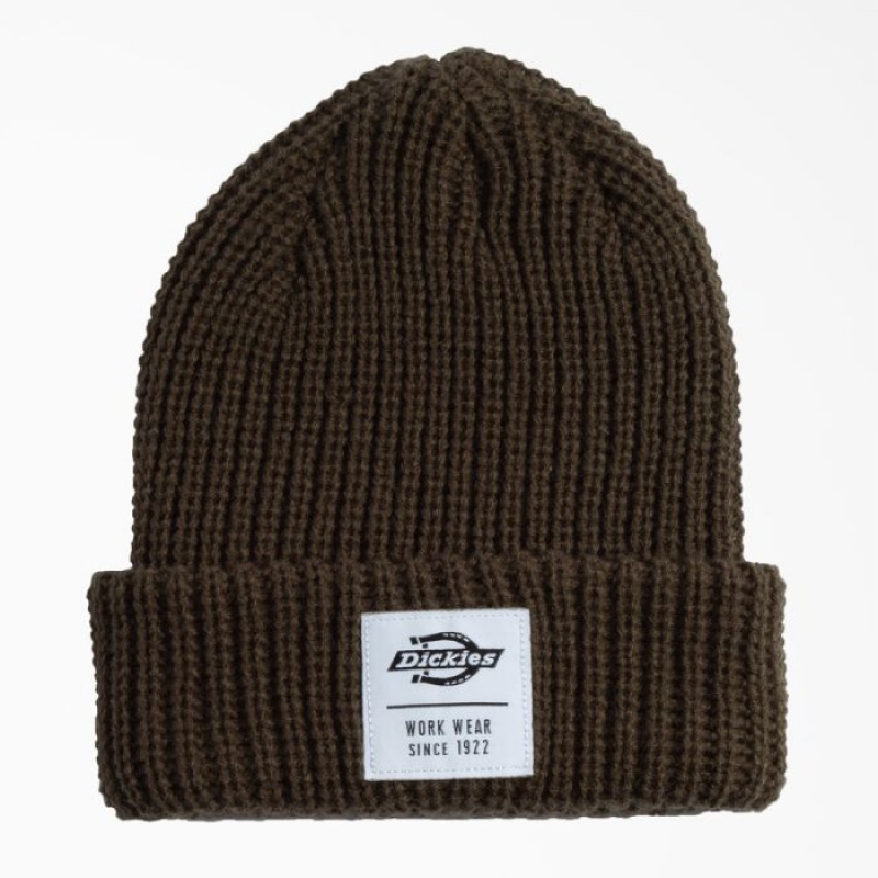 Dickies Cuffed Fisherman Beanie Masline Verzi Inchis | VZBF6034