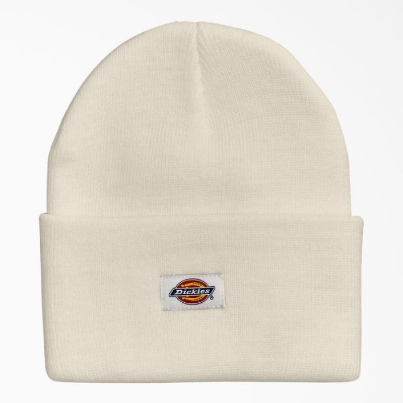 Dickies Cuffed Knit Beanie Bej | ERJF3159