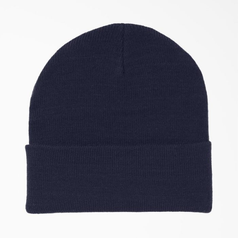 Dickies Cuffed Knit Beanie Bleumarin | VNGS9691