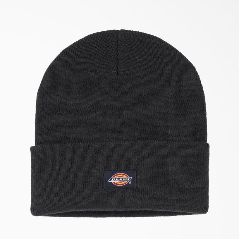 Dickies Cuffed Knit Beanie Negrii | RJJE0395