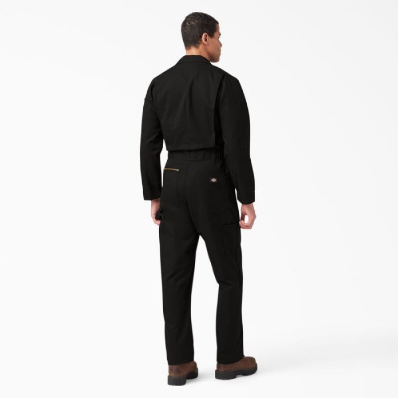 Dickies Deluxe Blended Long Sleeve Coveralls Negrii | SCMC9971