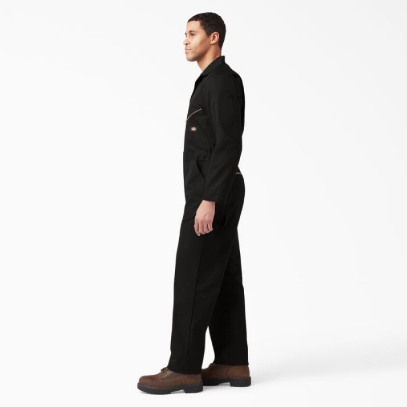 Dickies Deluxe Blended Long Sleeve Coveralls Negrii | SCMC9971
