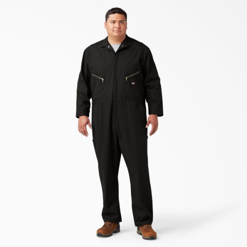 Dickies Deluxe Blended Long Sleeve Coveralls Negrii | SCMC9971