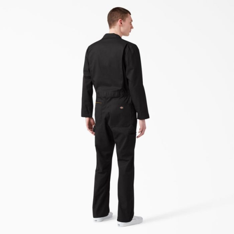 Dickies Deluxe Blended Long Sleeve Coveralls Negrii | SCMC9971