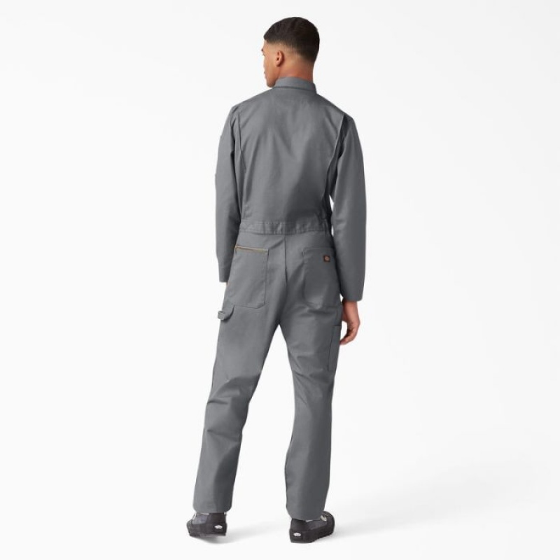 Dickies Deluxe Blended Long Sleeve Coveralls Gri | OZWF4124