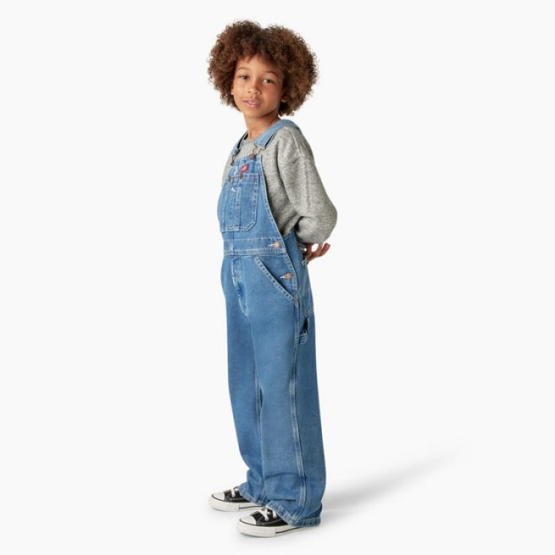 Dickies Denim Overalls, 4-20 Regular | WJFO4735