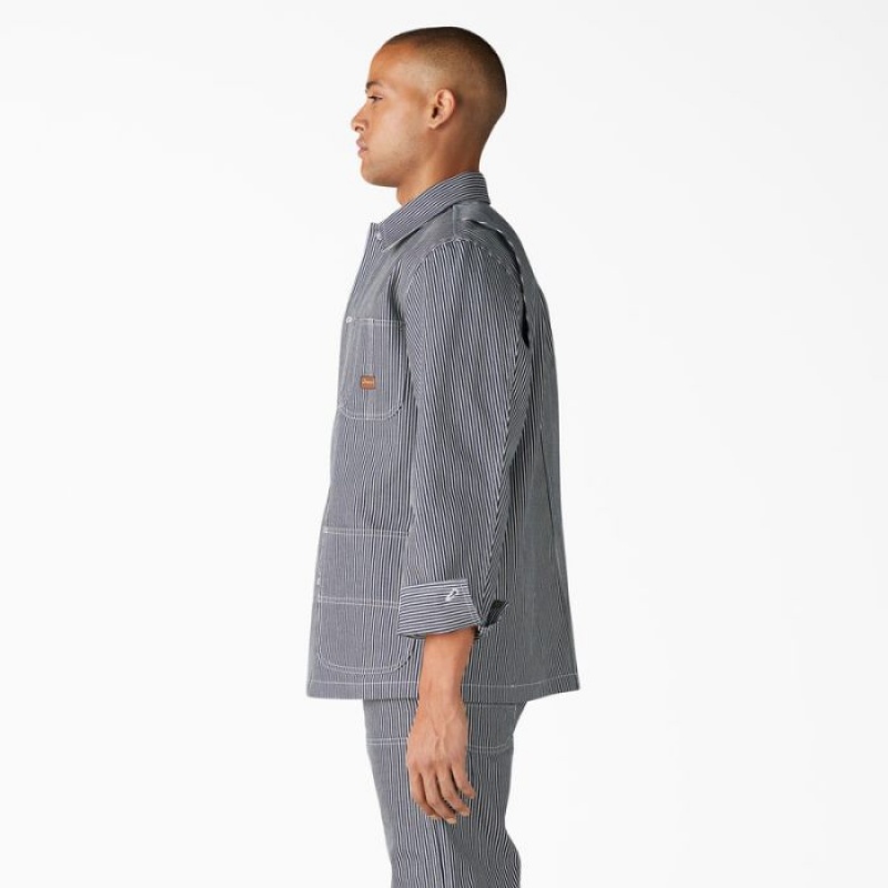 Dickies Dickies 1922 Hickory In Dungi Chore Coat Stripes | UTLO4654