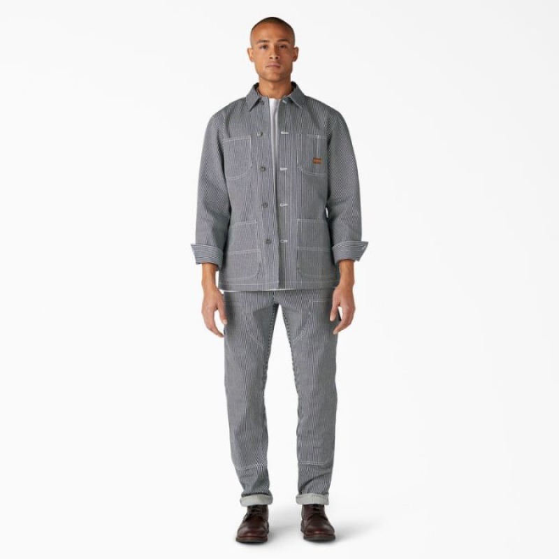 Dickies Dickies 1922 Hickory In Dungi Chore Coat Stripes | UTLO4654