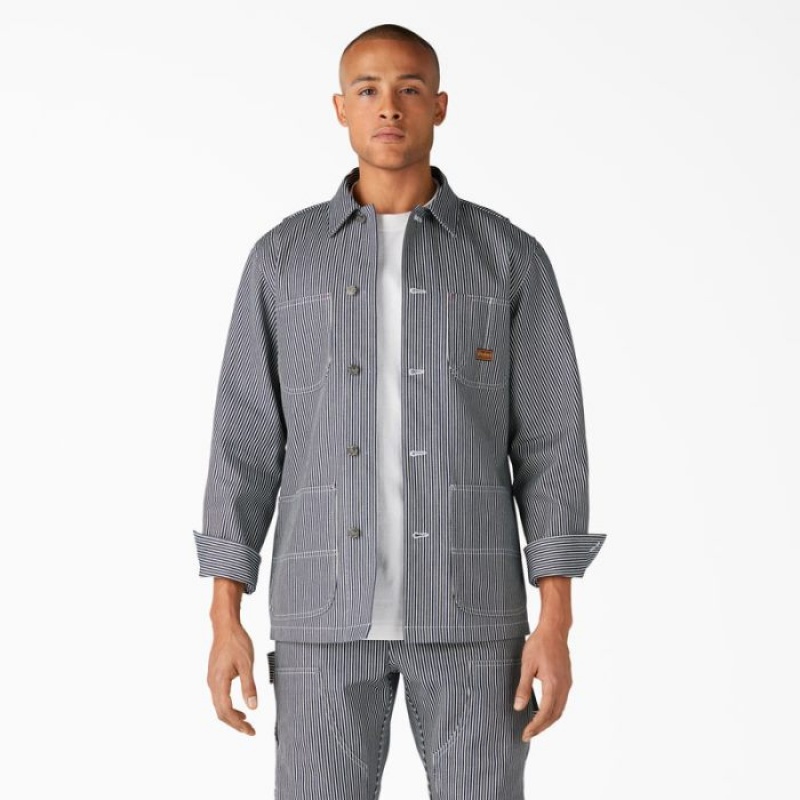 Dickies Dickies 1922 Hickory In Dungi Chore Coat Stripes | UTLO4654