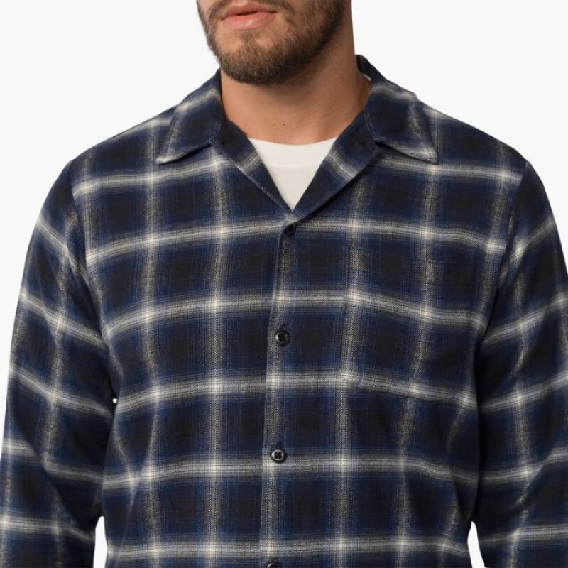 Dickies Dickies 1922 Long Sleeve Shirt Albastri | CWMZ1425