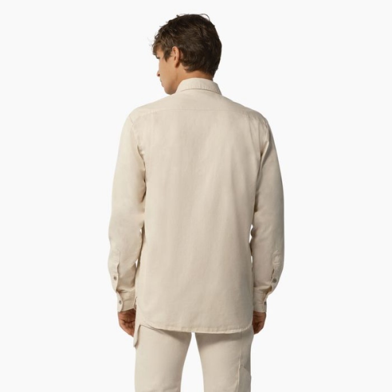 Dickies Dickies 1922 Long Sleeve Shirt Bej | VITT9501