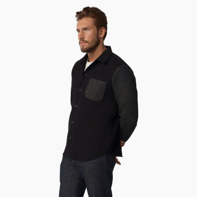 Dickies Dickies 1922 Long Sleeve Shirt Negrii | DJOB9041