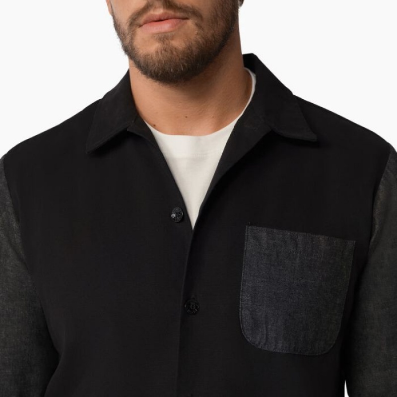 Dickies Dickies 1922 Long Sleeve Shirt Negrii | DJOB9041
