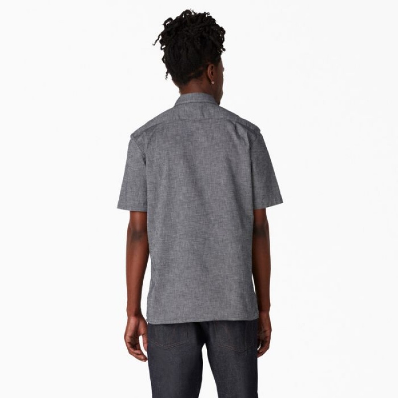 Dickies Dickies 1922 Scurte Sleeve Shirt Negrii | DJCA4728