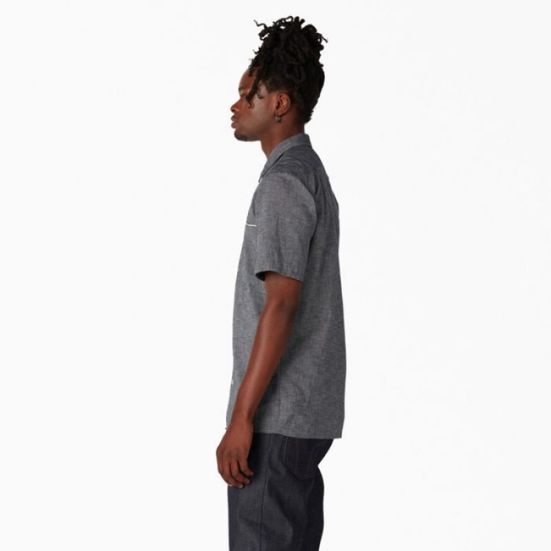Dickies Dickies 1922 Scurte Sleeve Shirt Negrii | DJCA4728