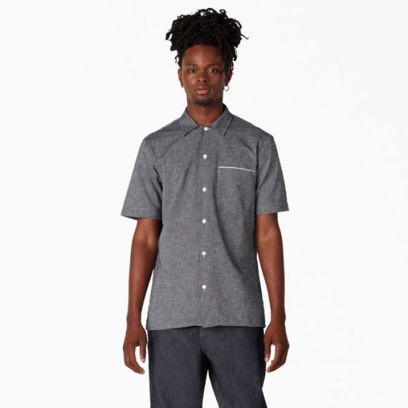 Dickies Dickies 1922 Scurte Sleeve Shirt Negrii | DJCA4728