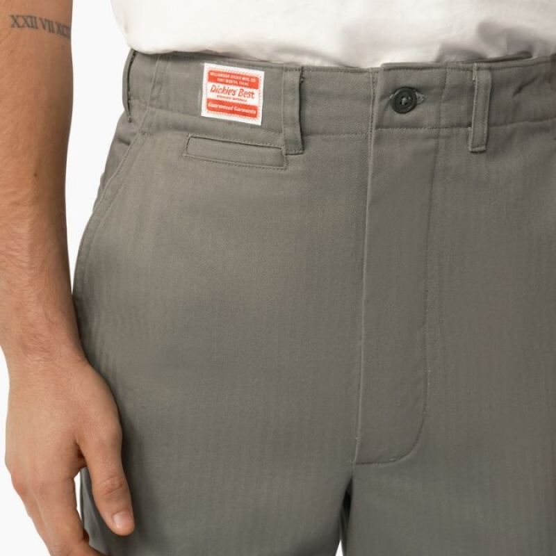Dickies Dickies 1922 Vintage Fit Military Pants Masline Verzi | MVVY0374