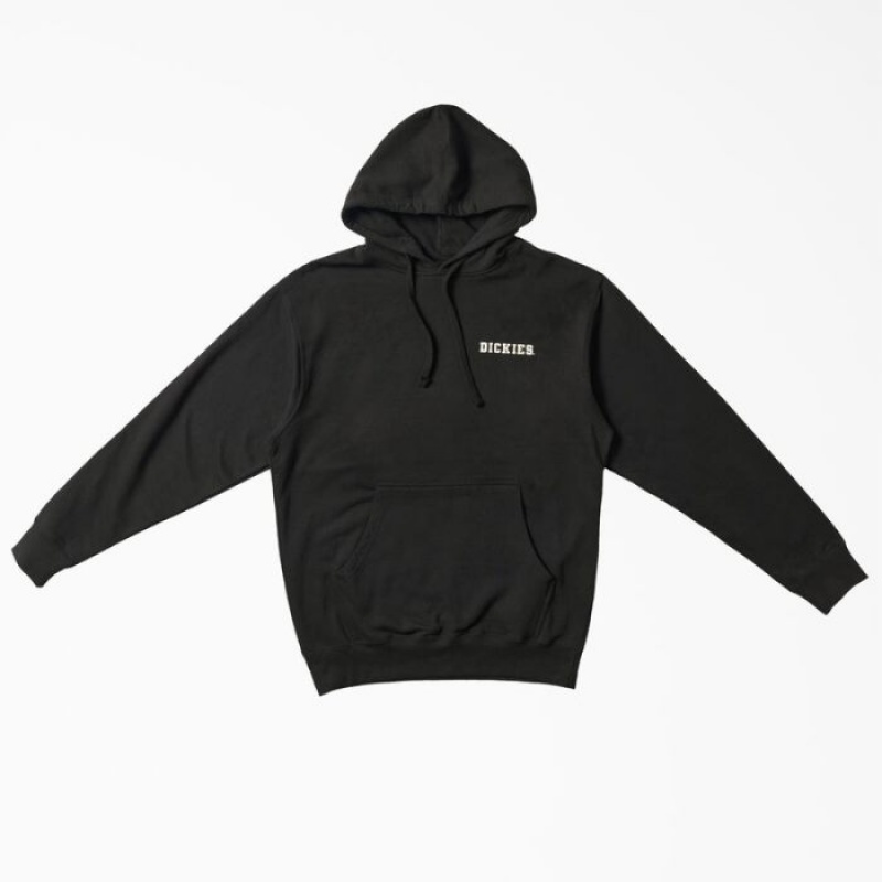 Dickies Dickies Fort Worth Grafice Hoodie Negrii | OTYE2345