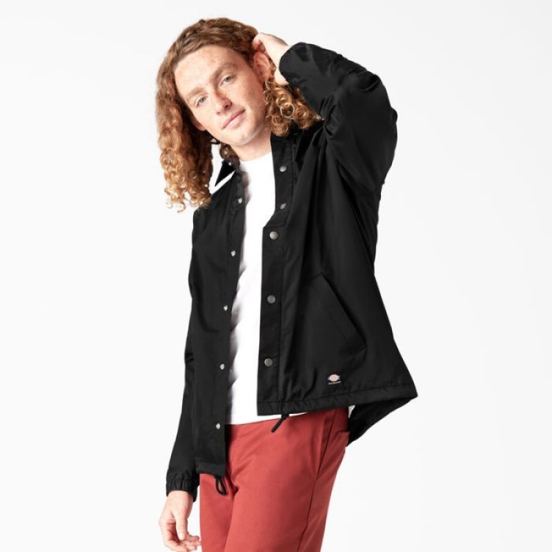 Dickies Dickies Skateboarding Coaches Jacket Negrii | JOEP1172