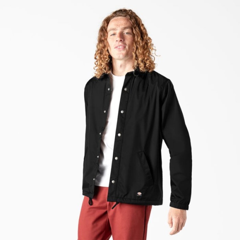 Dickies Dickies Skateboarding Coaches Jacket Negrii | JOEP1172
