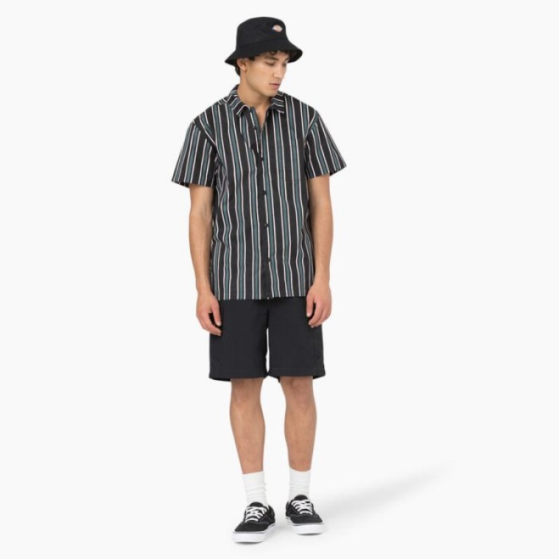 Dickies Dickies Skateboarding Cooling Relaxed Fit Shirt Verzi Negrii | XAQJ4685
