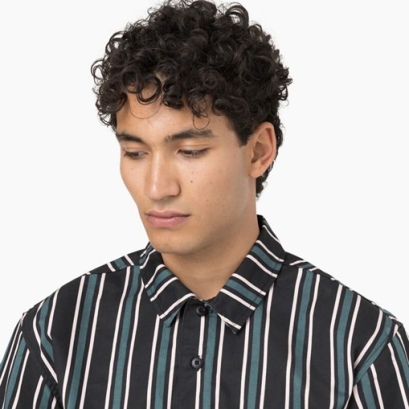 Dickies Dickies Skateboarding Cooling Relaxed Fit Shirt Verzi Negrii | XAQJ4685