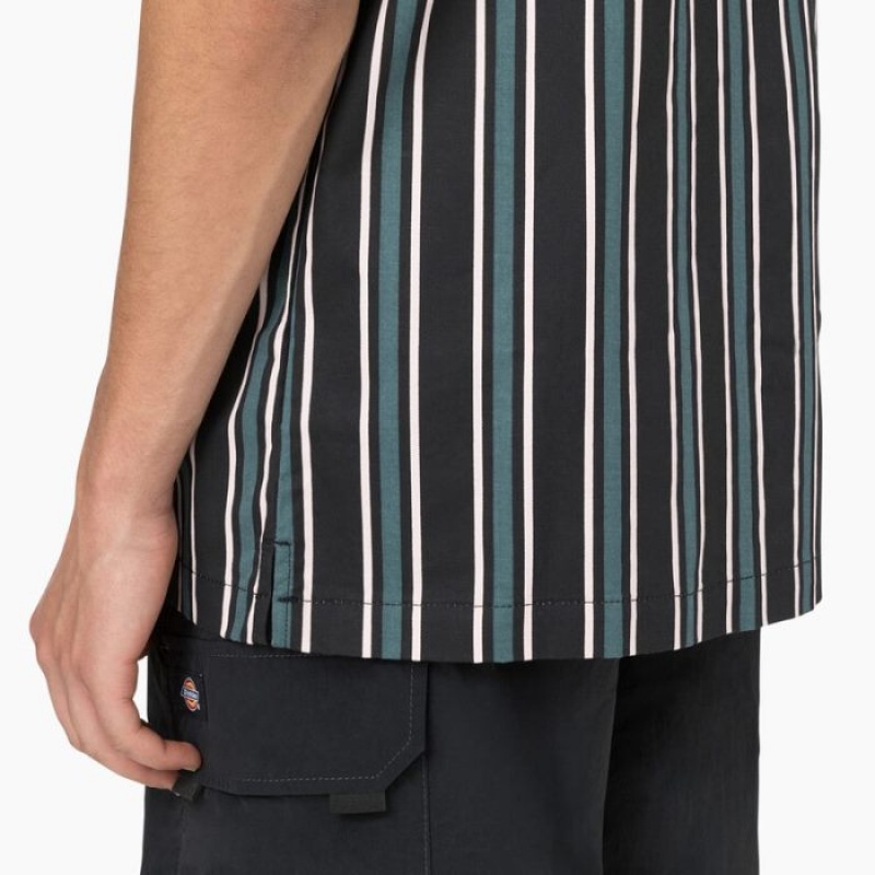 Dickies Dickies Skateboarding Cooling Relaxed Fit Shirt Verzi Negrii | XAQJ4685