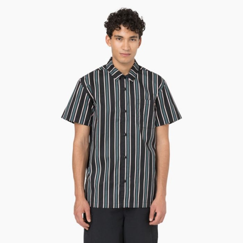 Dickies Dickies Skateboarding Cooling Relaxed Fit Shirt Verzi Negrii | XAQJ4685