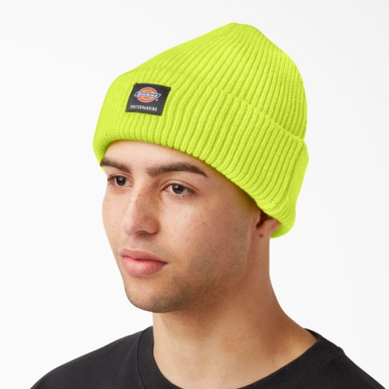 Dickies Dickies Skateboarding Cuffed Beanie Galbeni | UHHB6751