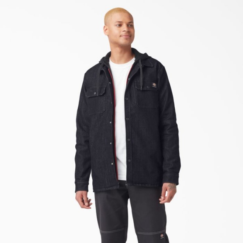 Dickies Dickies Skateboarding Denim Shirt Jacket Indigo Albastri | UXCG7986