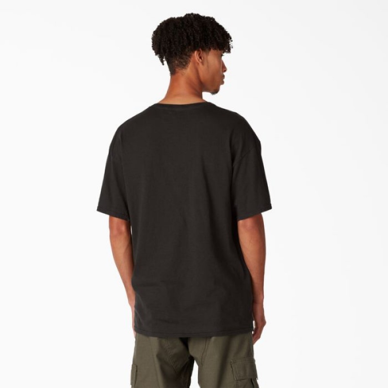 Dickies Dickies Skateboarding Distressed OG Grafice T-Shirt Negrii | WSCH9156