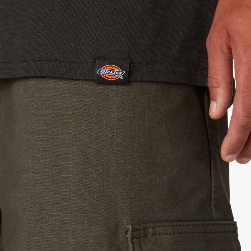 Dickies Dickies Skateboarding Distressed OG Grafice T-Shirt Negrii | WSCH9156