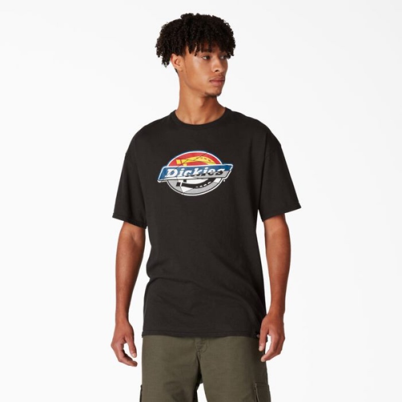 Dickies Dickies Skateboarding Distressed OG Grafice T-Shirt Negrii | WSCH9156
