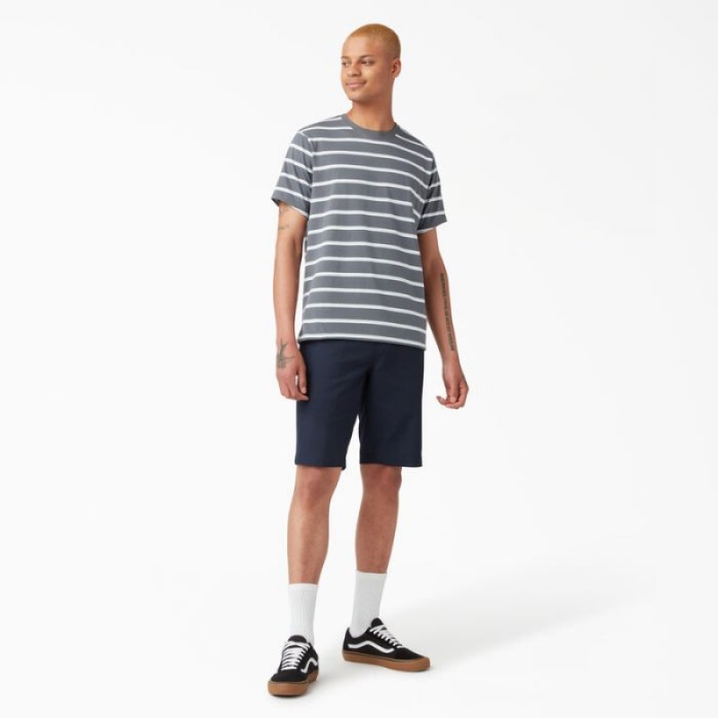 Dickies Dickies Skateboarding In Dungi T-Shirt Gri | CEWI0047
