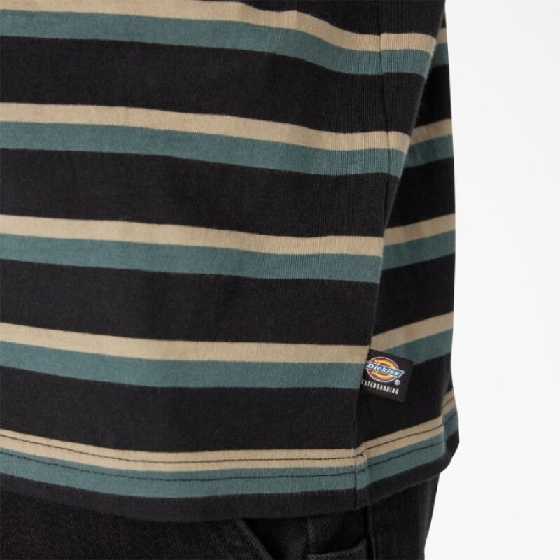 Dickies Dickies Skateboarding In Dungi T-Shirt Negrii Verzi | HKZS7044