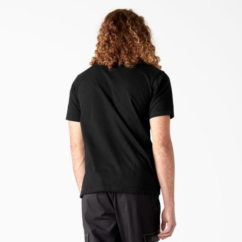 Dickies Dickies Skateboarding Logo T-Shirt Negrii | MZZL3445
