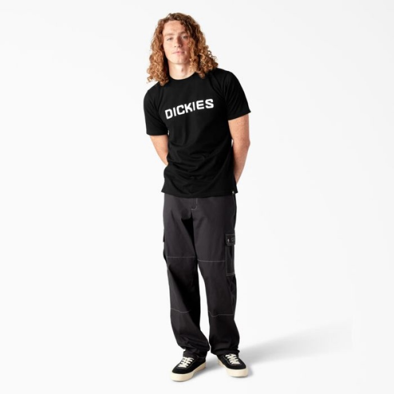Dickies Dickies Skateboarding Logo T-Shirt Negrii | MZZL3445