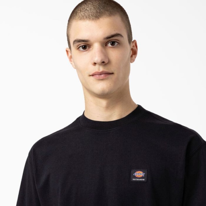 Dickies Dickies Skateboarding Mount Vista T-Shirt Negrii | SRWZ2038