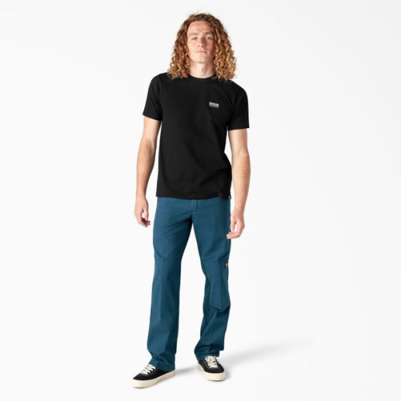 Dickies Dickies Skateboarding Pool Drainage Grafice T-Shirt Negrii | EEXA2910